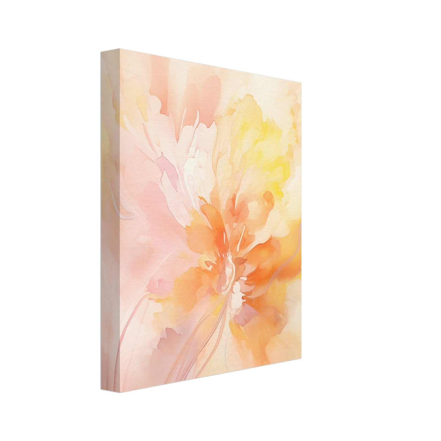 Zarte Entfaltung Leinwand 20x25 cm - Pixara