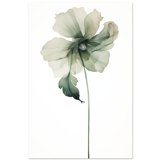 Grüne Anmut Poster 60x90 cm - Pixara