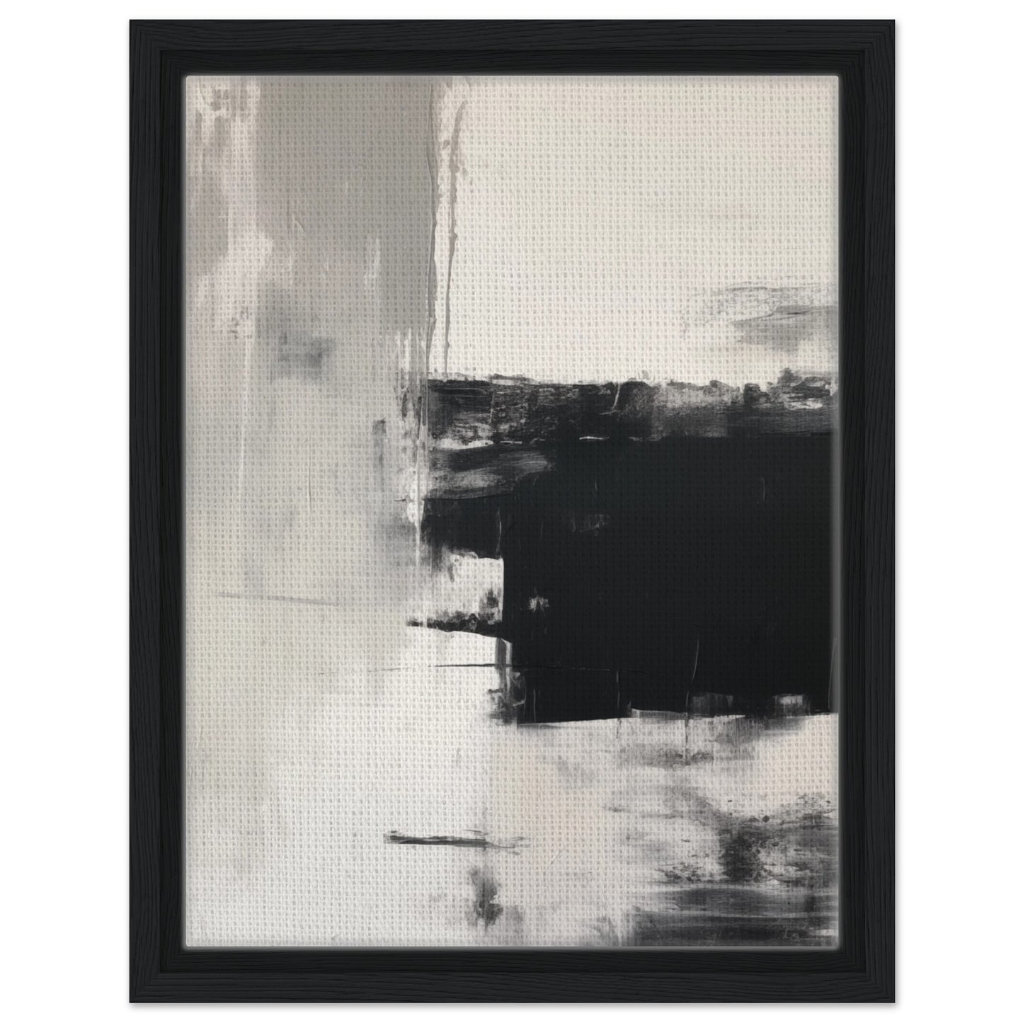 Silent Reflections | Gerahmte Leinwand Schwarzer Rahmen 30x40 cm - Pixara