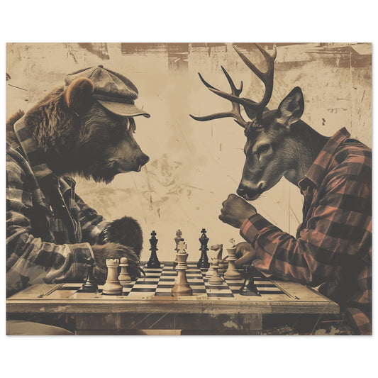 Das Strategische Duell 40x50 cm - Pixara