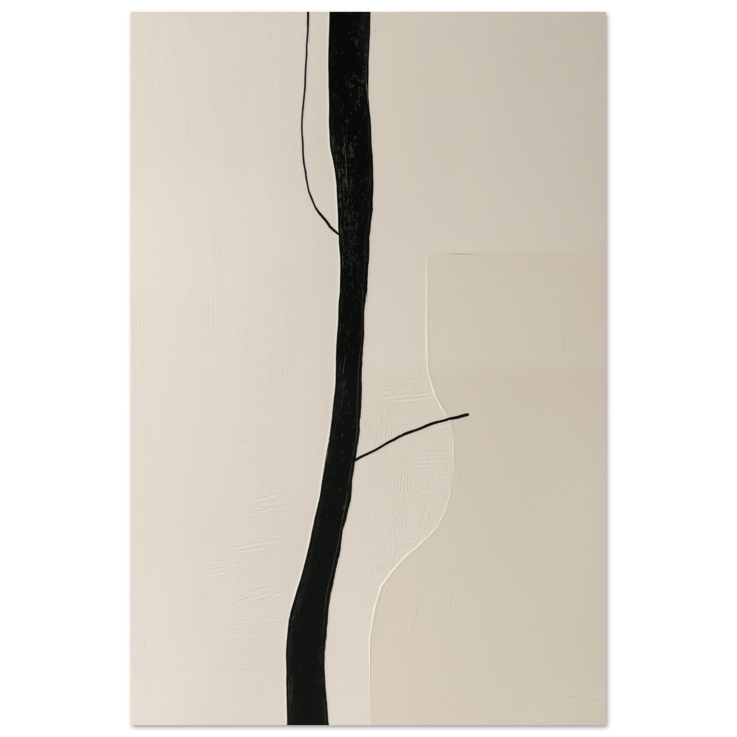 Zarte Linien der Natur Poster 60x90 cm - Pixara