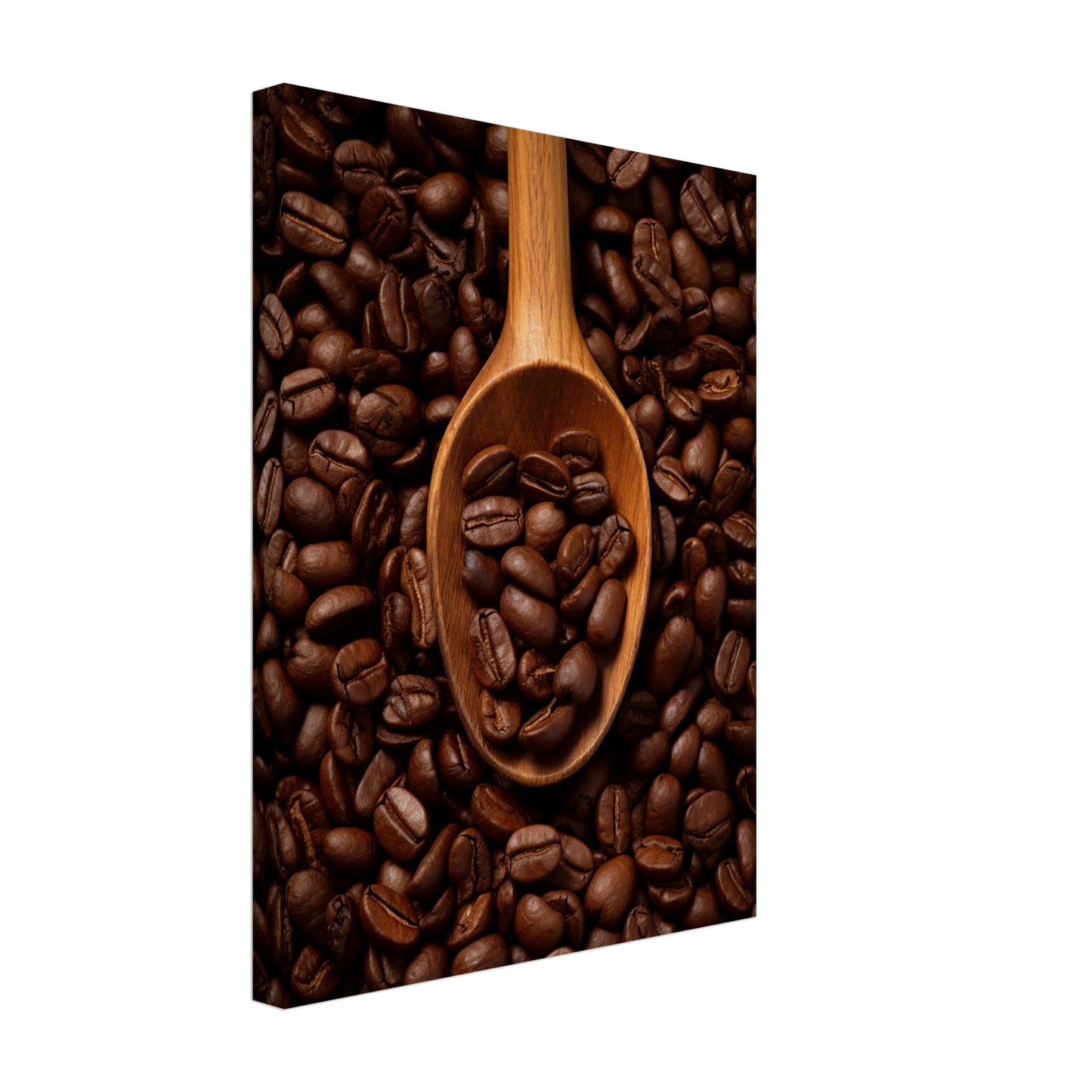 Kaffee-Refugium Leinwand 30x40 cm - Pixara