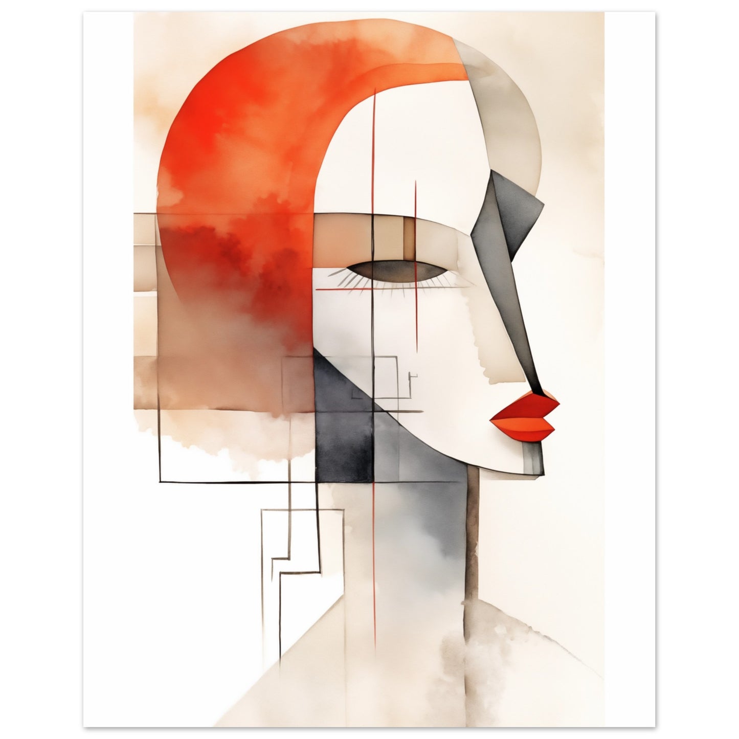Contemplative Vision Poster 20x25 cm - Pixara