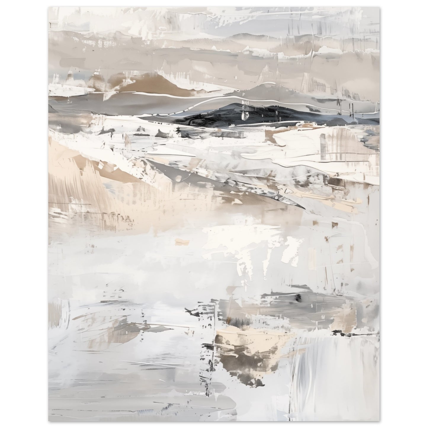 Winterhorizont Poster 20x25 cm - Pixara