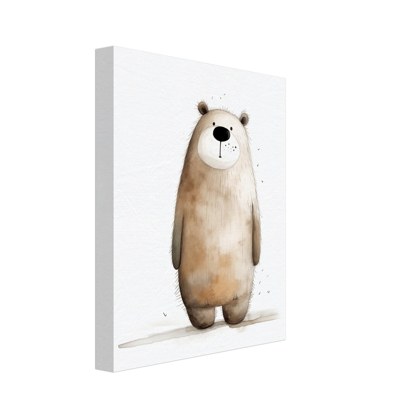 Bär "Oscar" Leinwand 20x25 cm - Pixara
