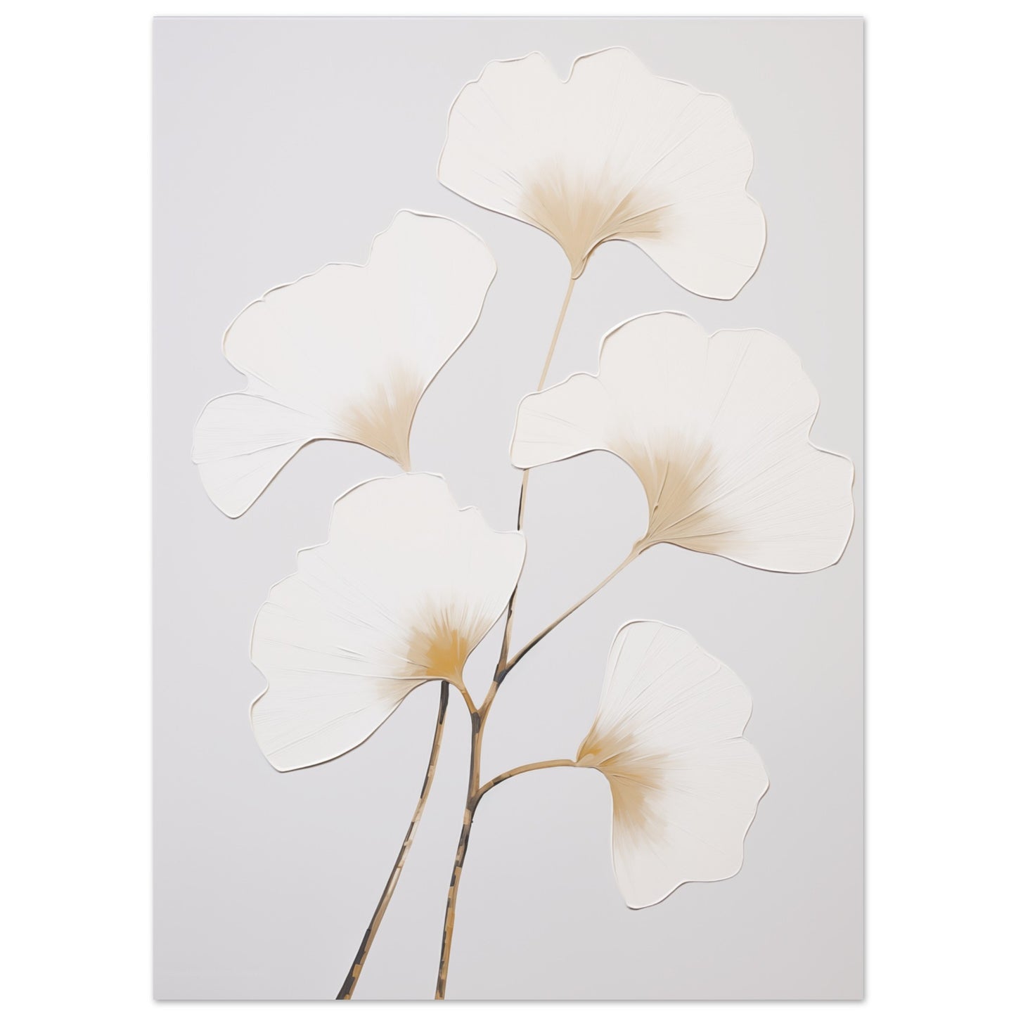 Ginko im Morgenlicht Poster 13x18 cm - Pixara