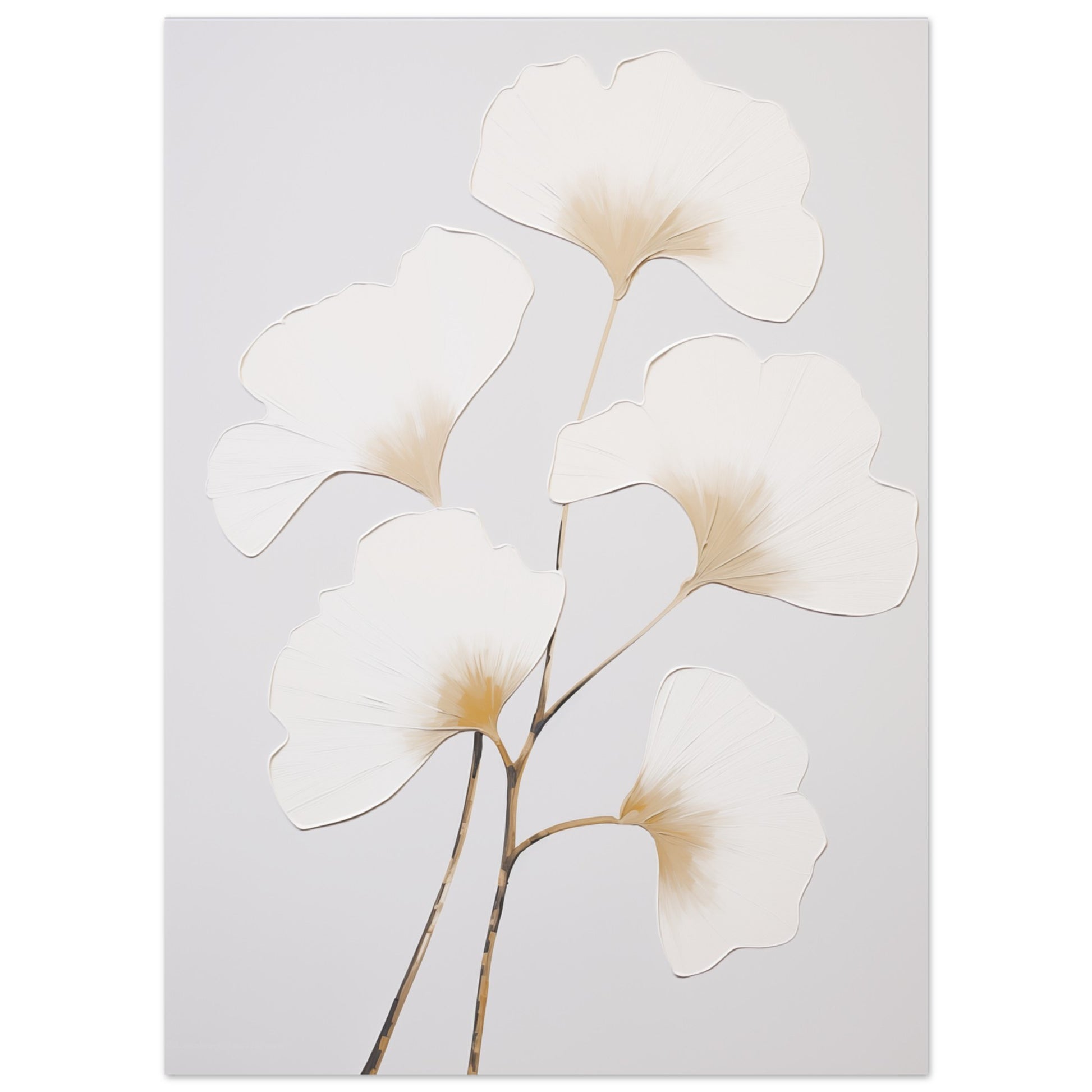 Ginko im Morgenlicht Poster 13x18 cm - Pixara