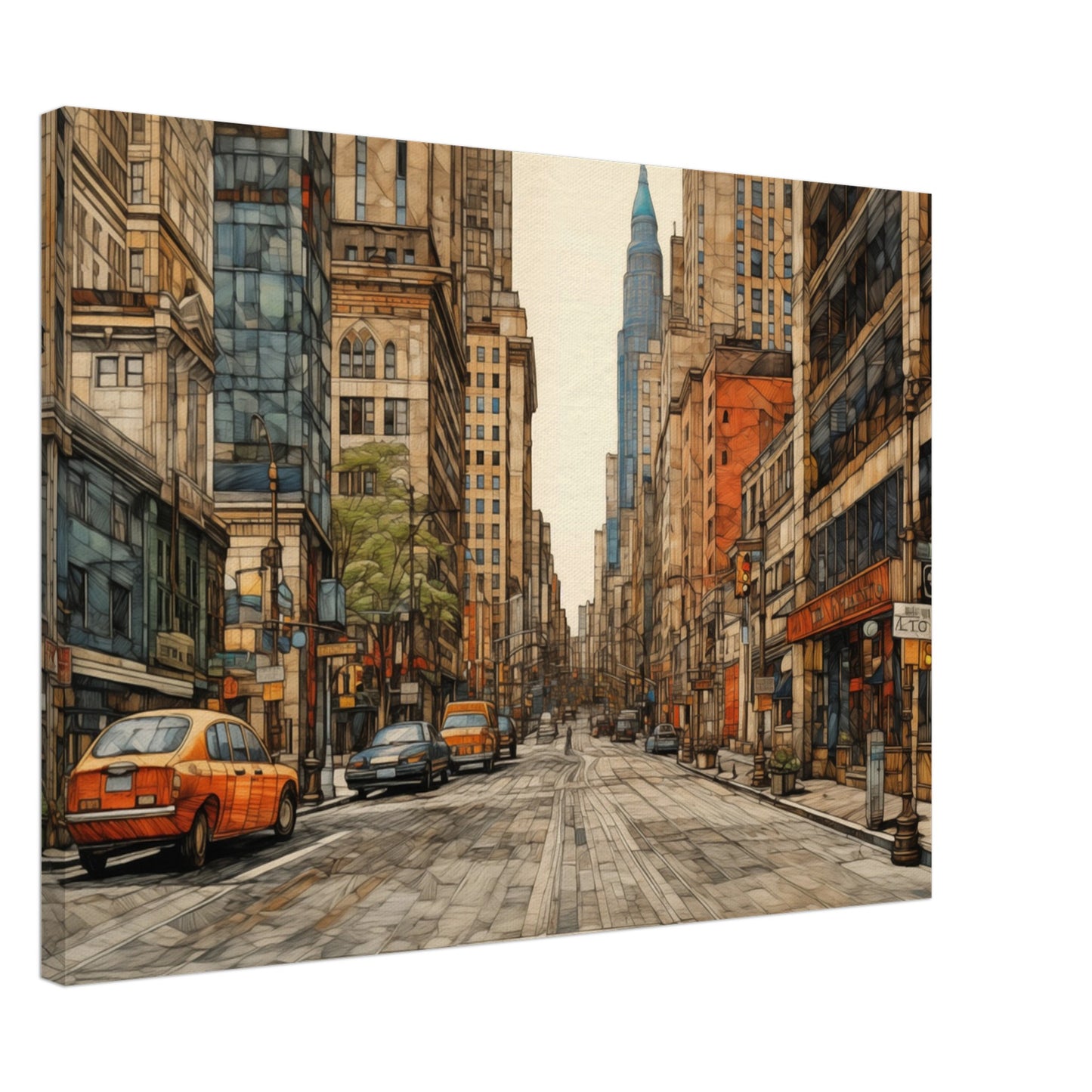 Urban Echoes Leinwand 50x70 cm - Pixara