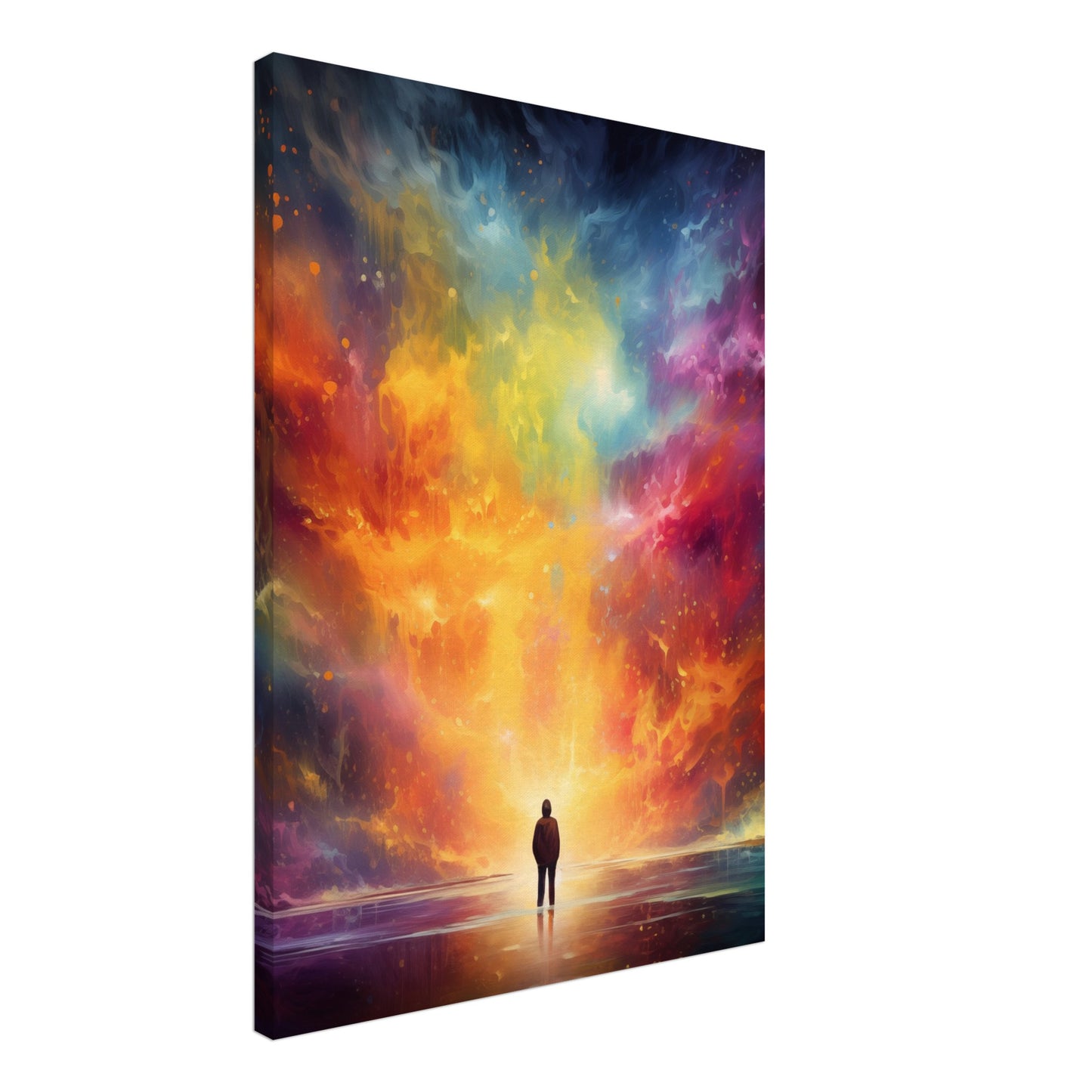 Farbexplosion Leinwand 50x70 cm - Pixara