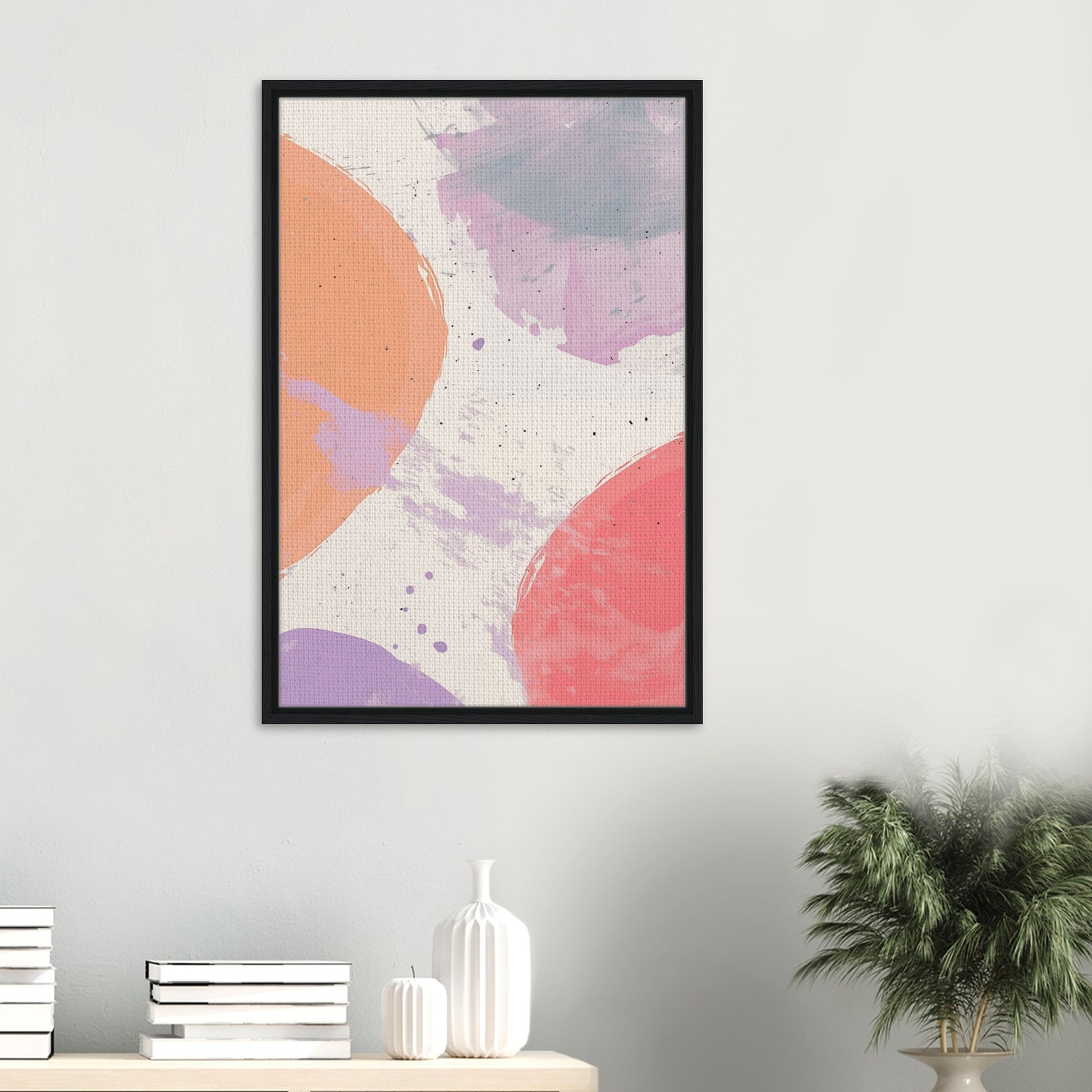 Pastell Traum | Gerahmte Leinwand - Pixara