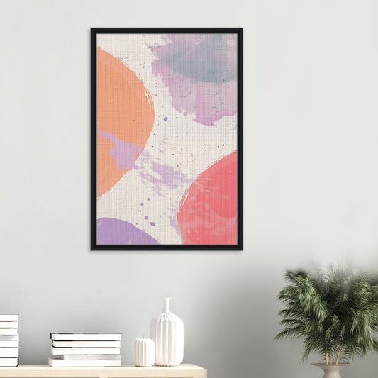 Pastell Traum | Gerahmte Leinwand - Pixara