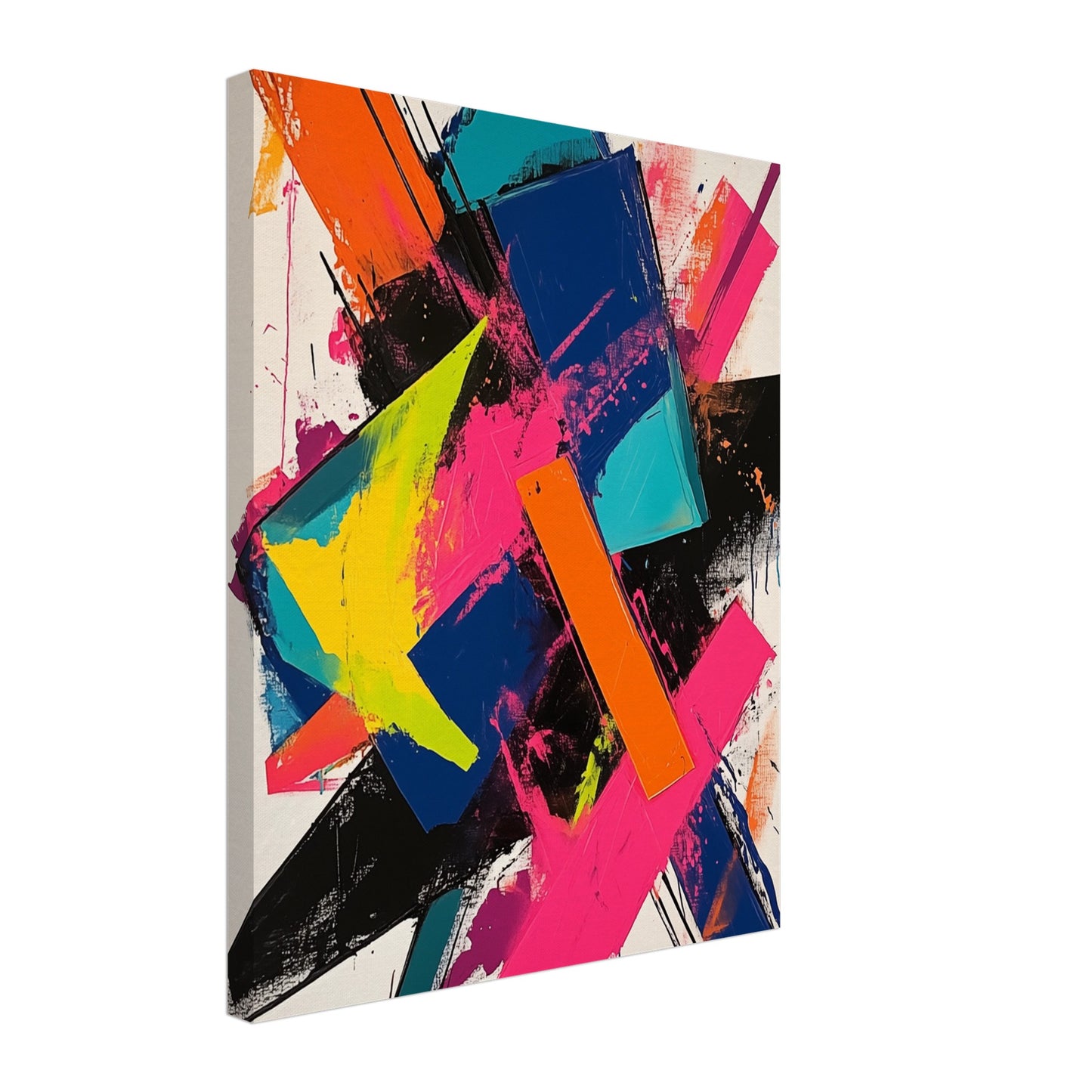Abstrakte Explosion der Farben Leinwand 40x50 cm - Pixara