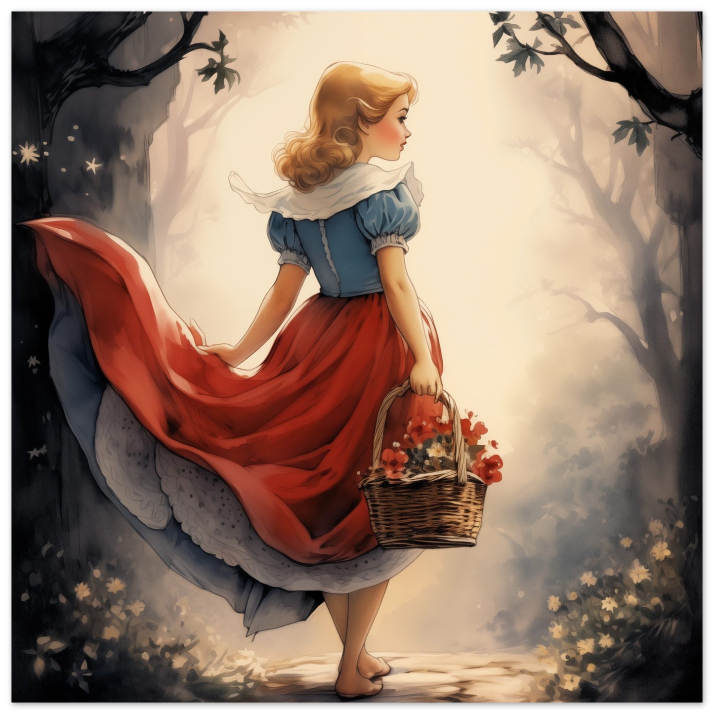 Pfad der Abenteuer 30x30 cm - Pixara