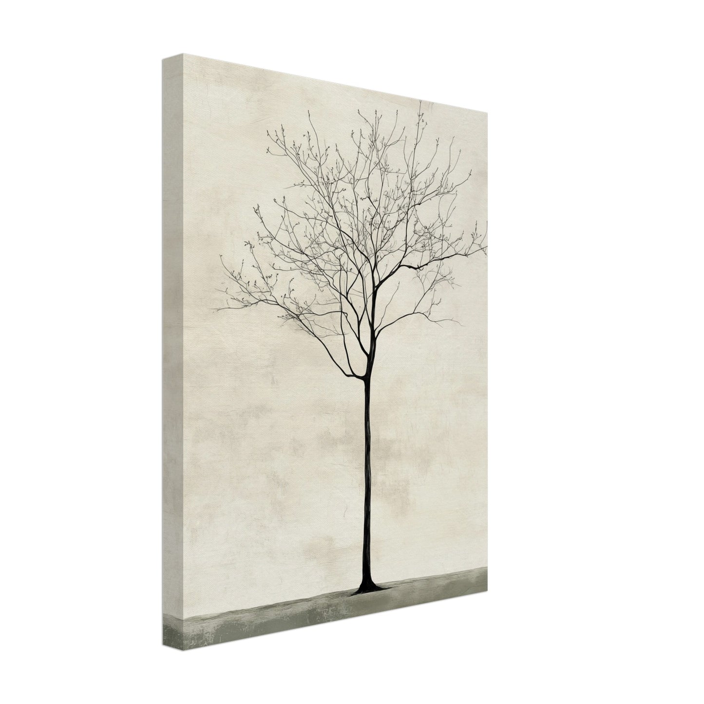 Einsamer Baum Leinwand 30x40 cm - Pixara