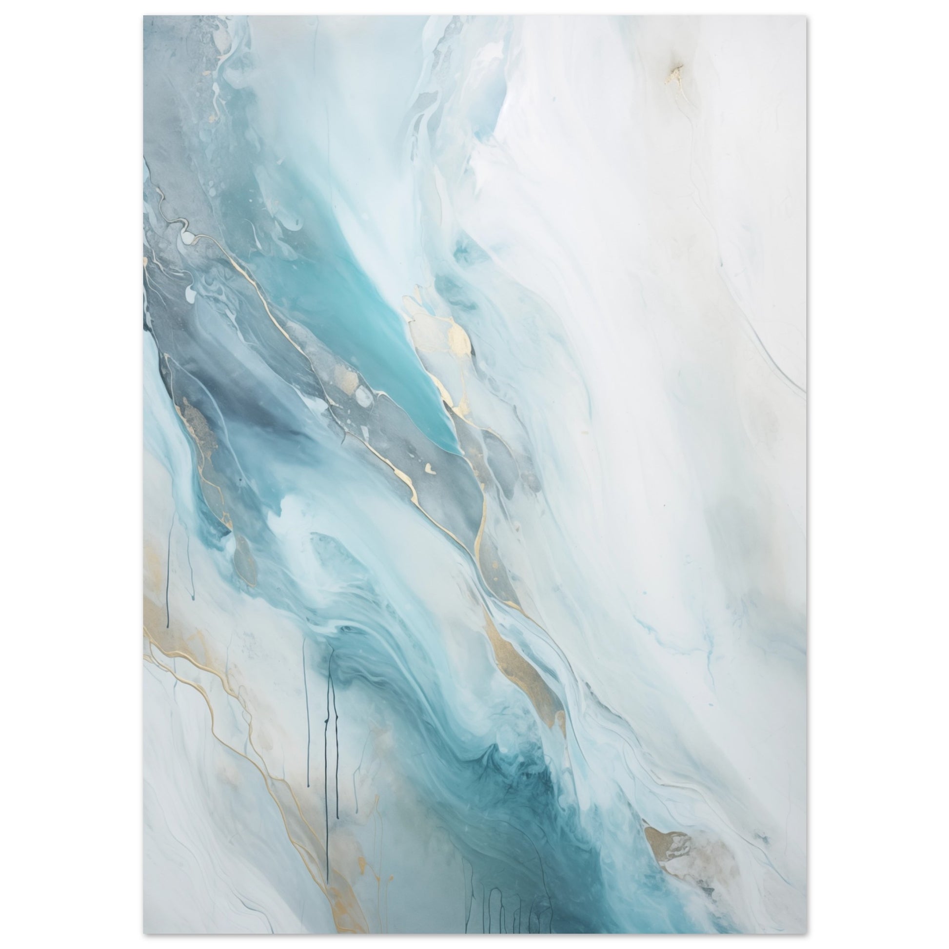 Gletscher Poster 13x18 cm - Pixara