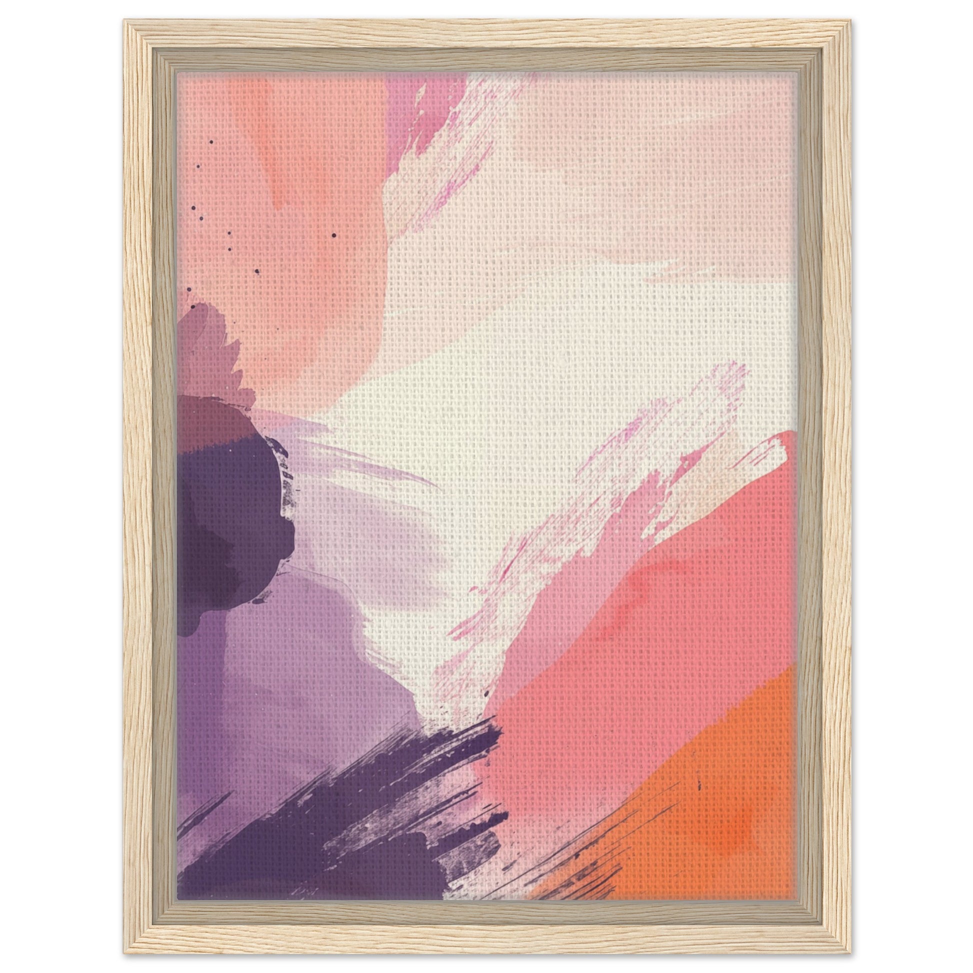 Pastell Morgen | Gerahmte Leinwand Holzrahmen 30x40 cm - Pixara