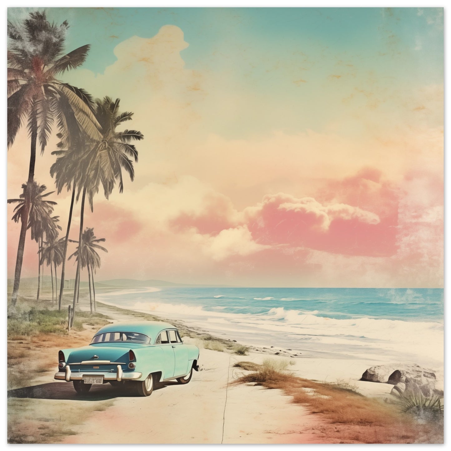 Reise in die Vergangenheit 30x30 cm - Pixara