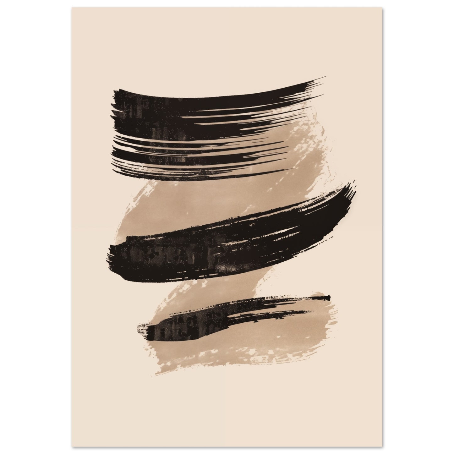 Nacht in Bewegung Poster A4 21x29.7 cm - Pixara