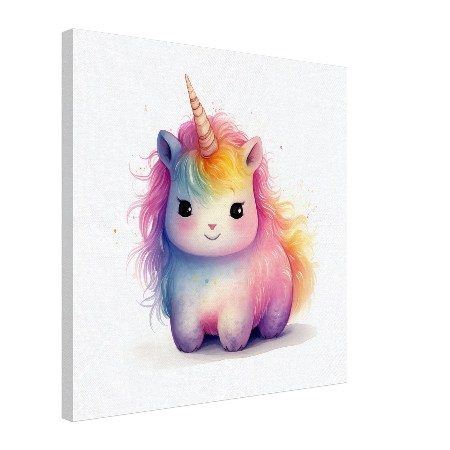 Einhorn "Luna" Leinwand 50x50 cm - Pixara