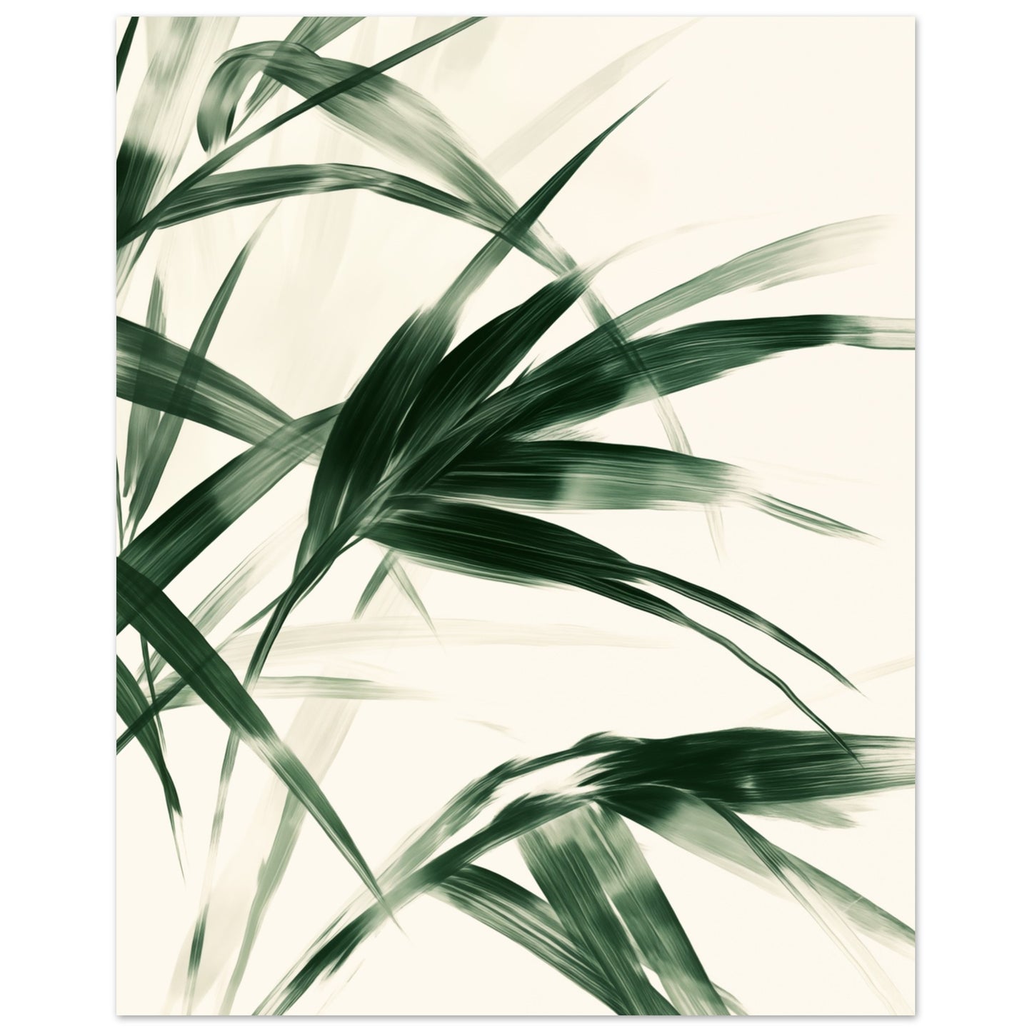 Palm Harmony – Minimalistisches Naturdesign Poster 20x25 cm - Pixara