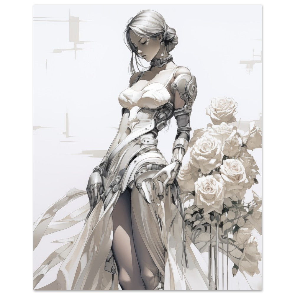 Die Stahlrose 40x50 cm - Pixara