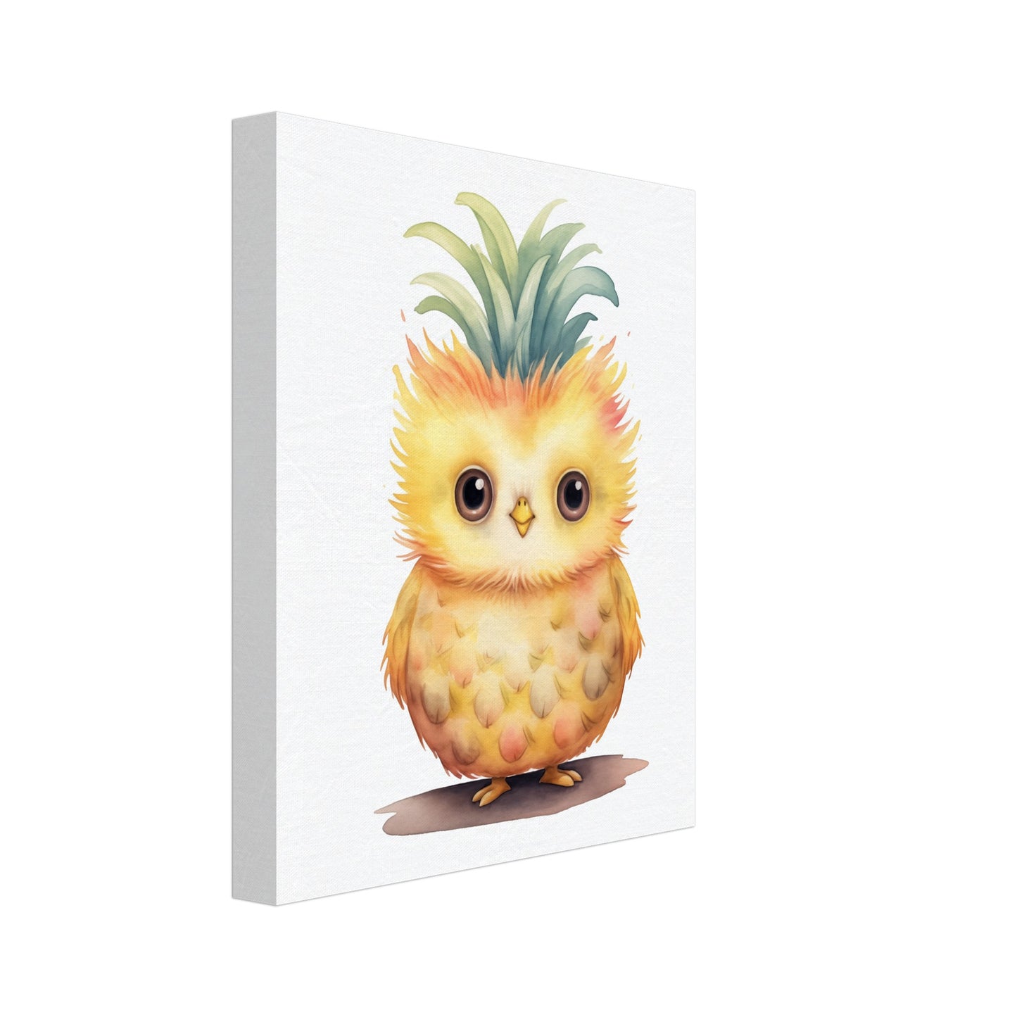 Owly Pine Leinwand 20x25 cm - Pixara
