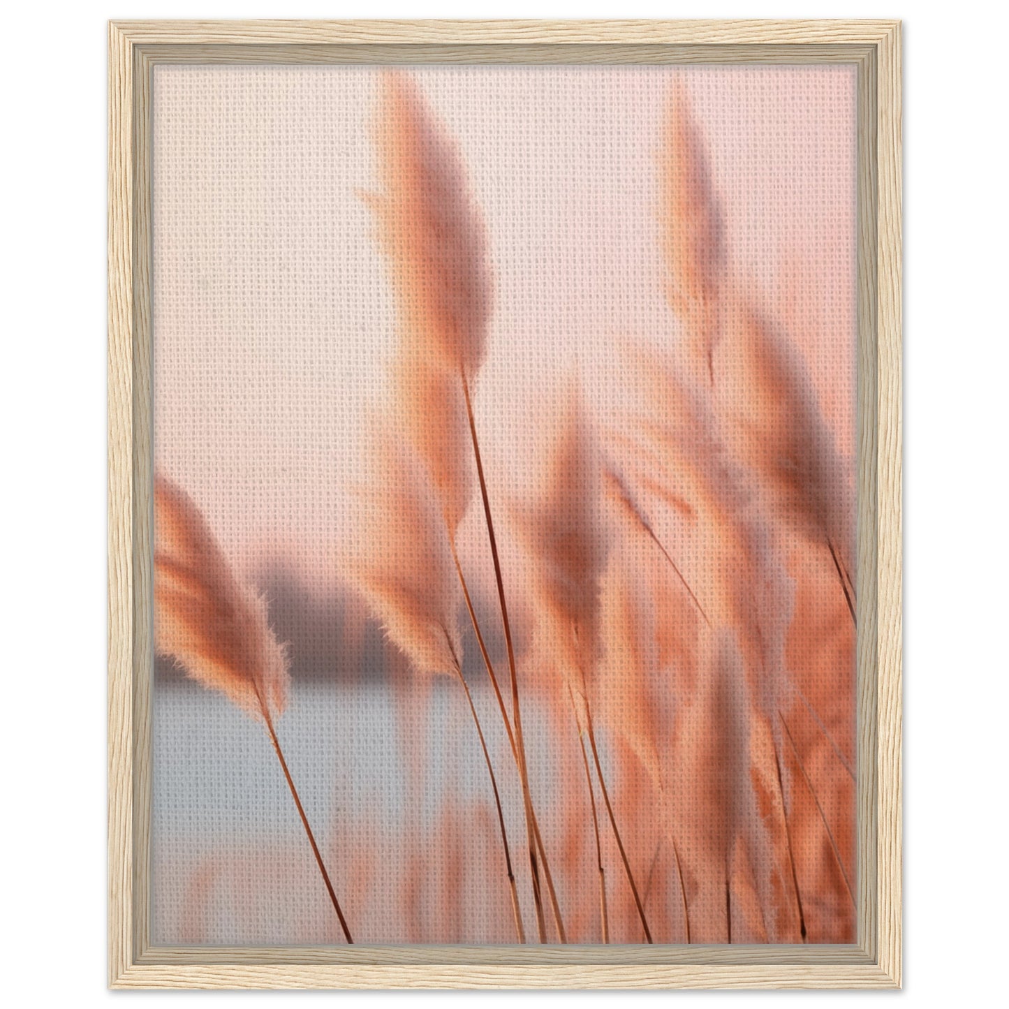 Flüstern des Abendrots | Gerahmte Leinwand Holzrahmen 40x50 cm - Pixara