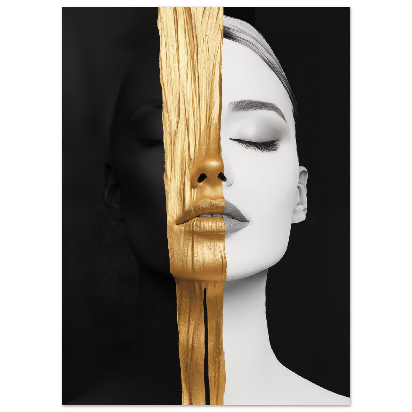 Goldene Dualität Poster 13x18 cm - Pixara