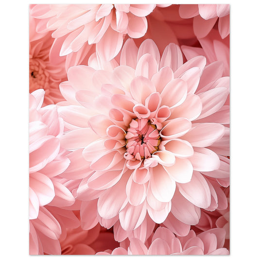 Rosa Chrysantheme Poster 20x25 cm - Pixara