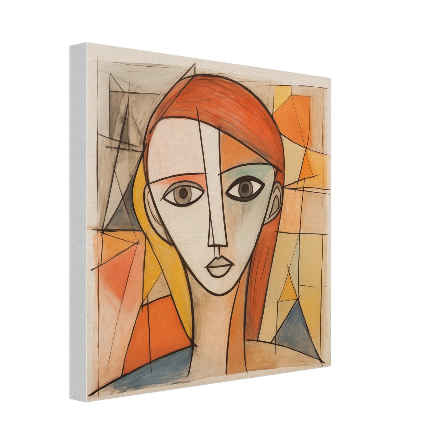 Fragmentierte Wahrnehmung Leinwand 30x30 cm - Pixara