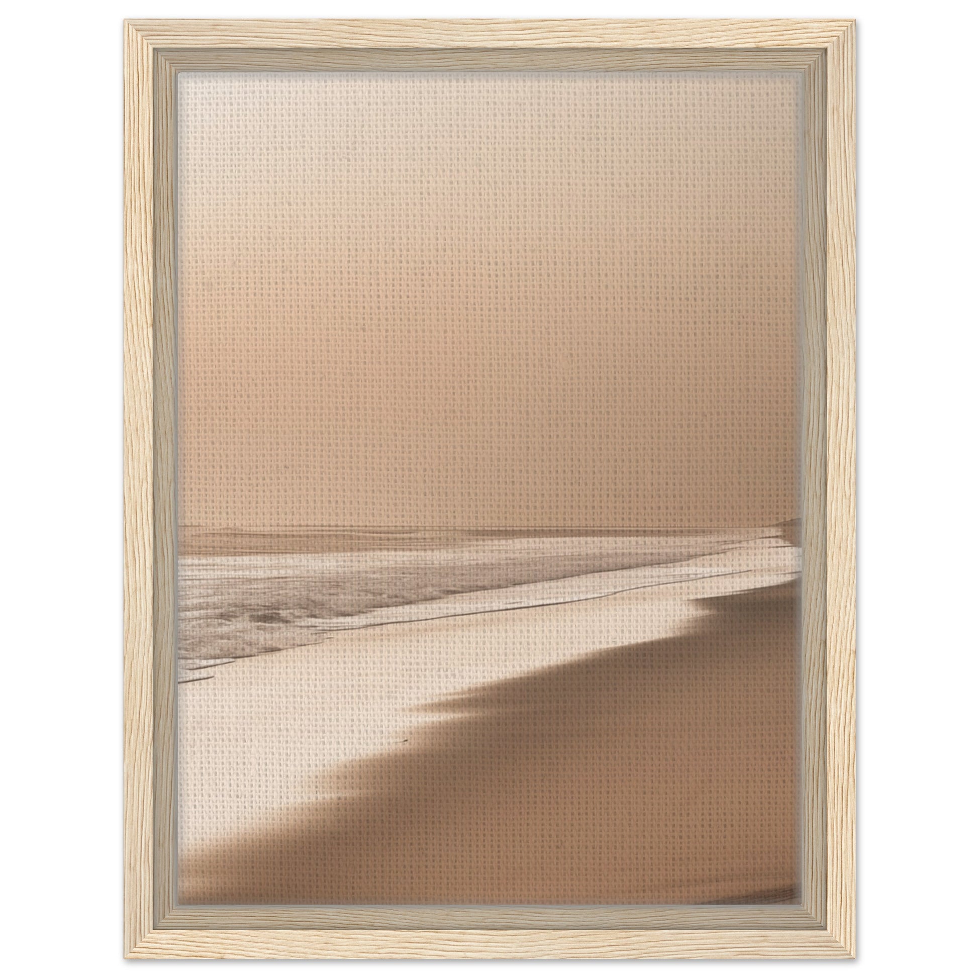 Tranquil Waves | Gerahmte Leinwand Holzrahmen 30x40 cm - Pixara