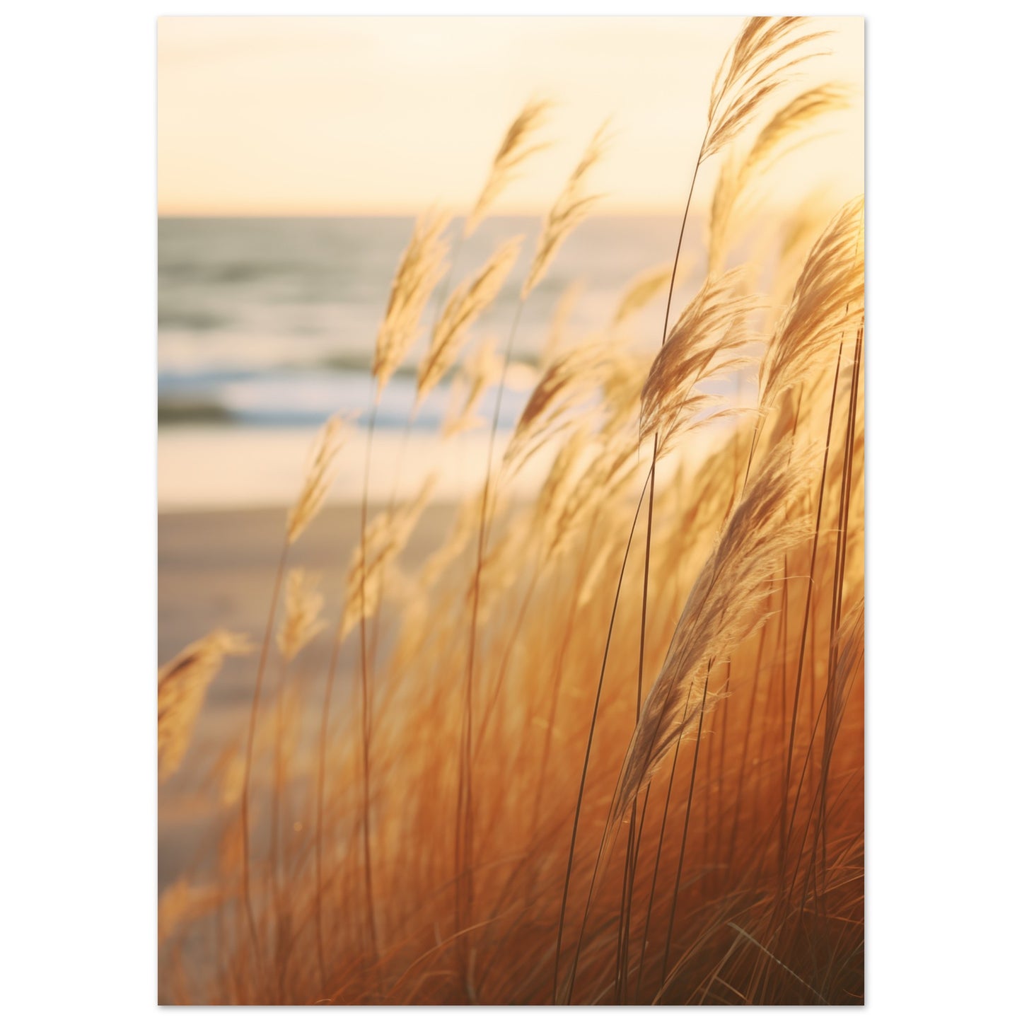 Goldene Wispern Poster 50x70 cm - Pixara