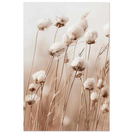Flauschige Baumwollblumen 60x90 cm - Pixara
