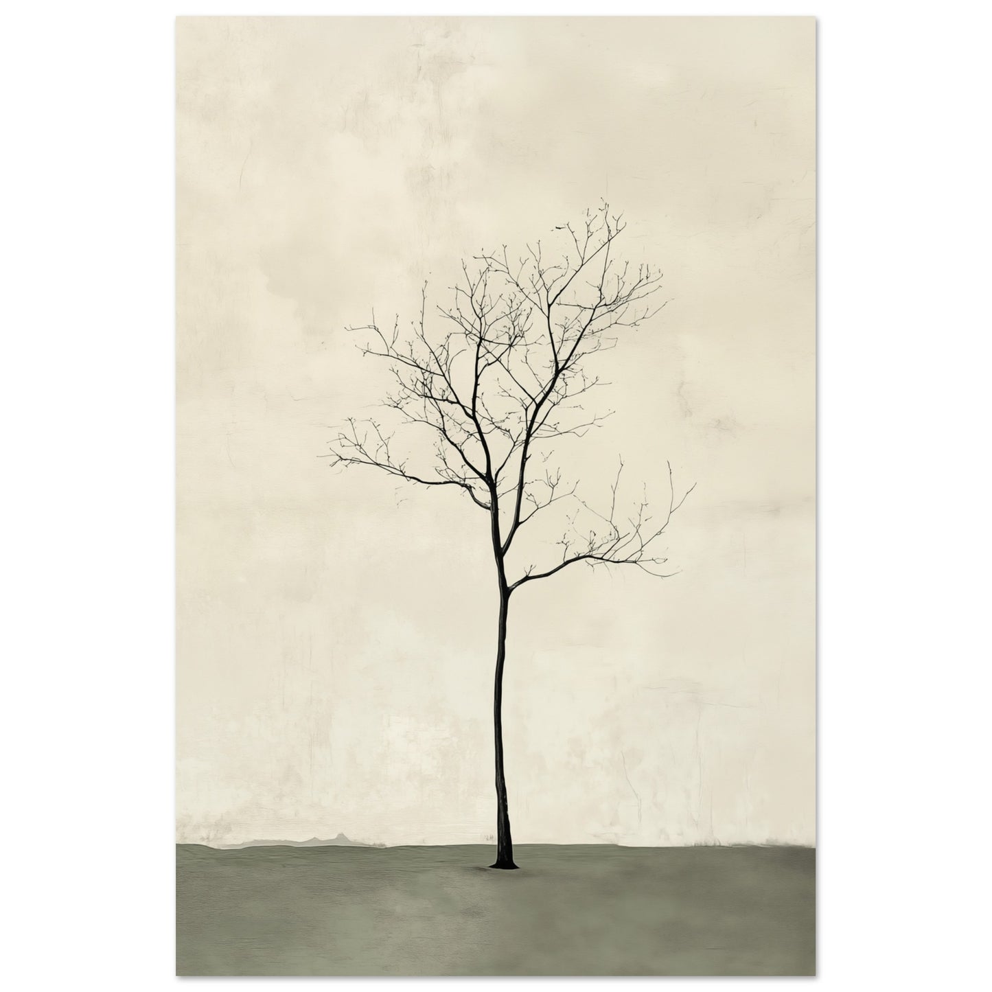 Baum in der Stille Poster 60x90 cm - Pixara