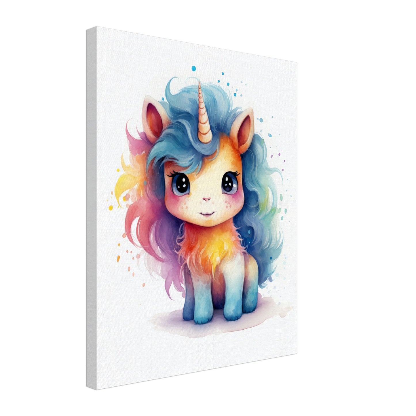 Einhorn "Stella" Leinwand 40x50 cm - Pixara