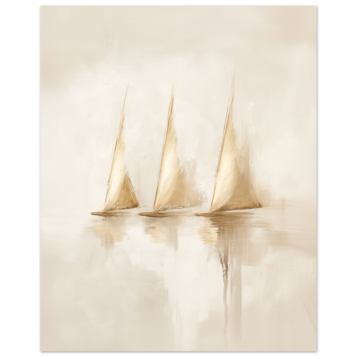 Ruhige Segel Poster 40x50 cm - Pixara