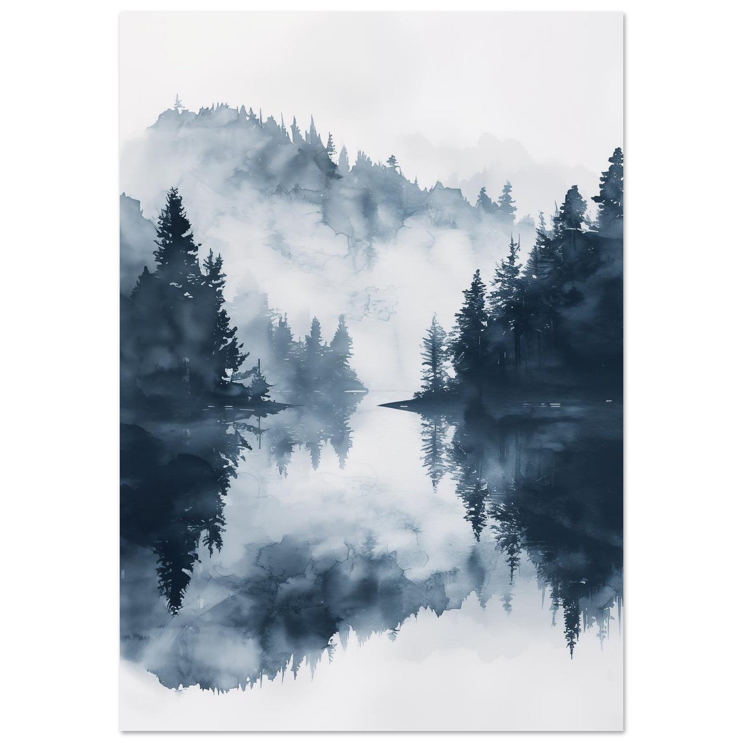 Nebelwald Poster 70x100 cm - Pixara