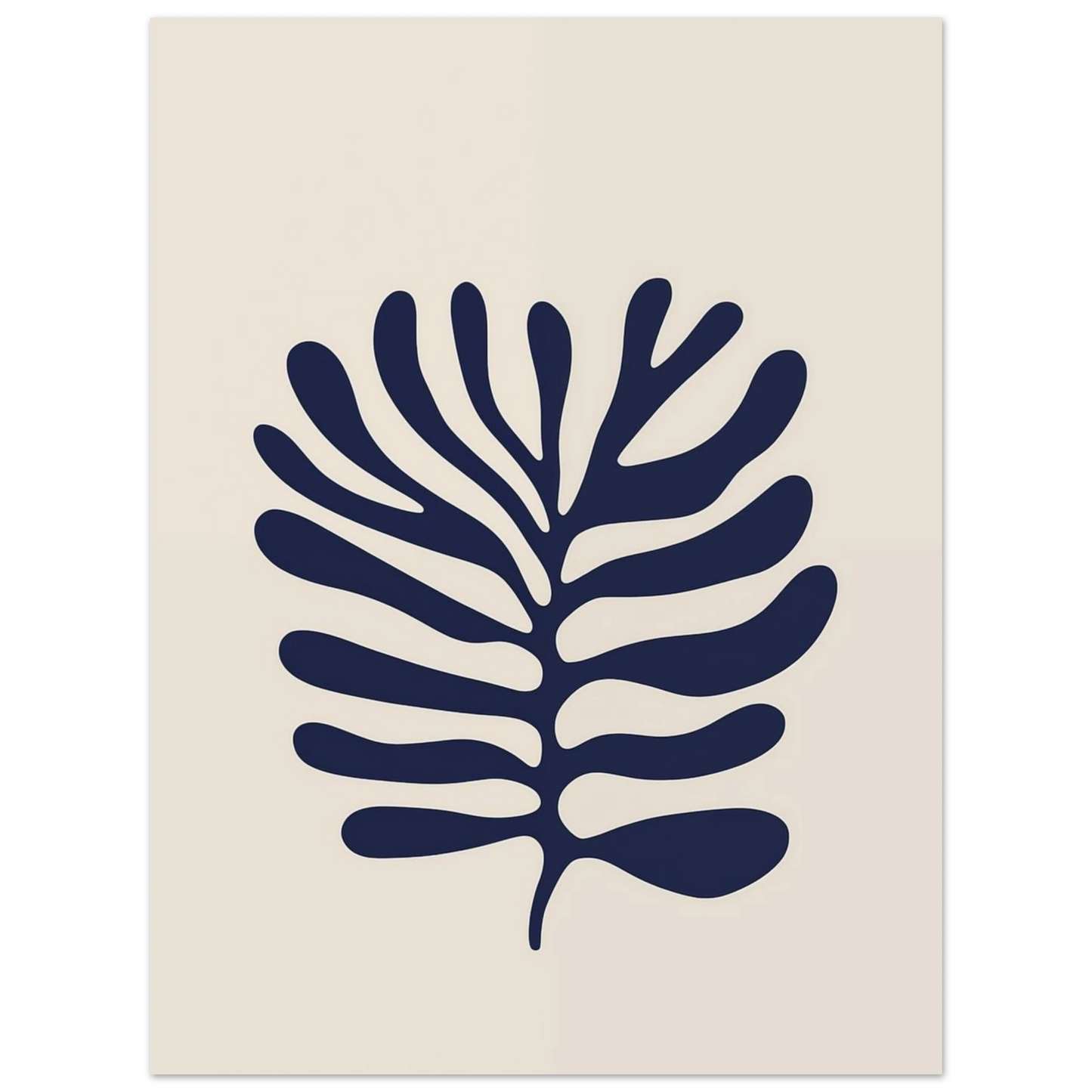 Marine Leaf No. 1 Poster 30x40 cm - Pixara