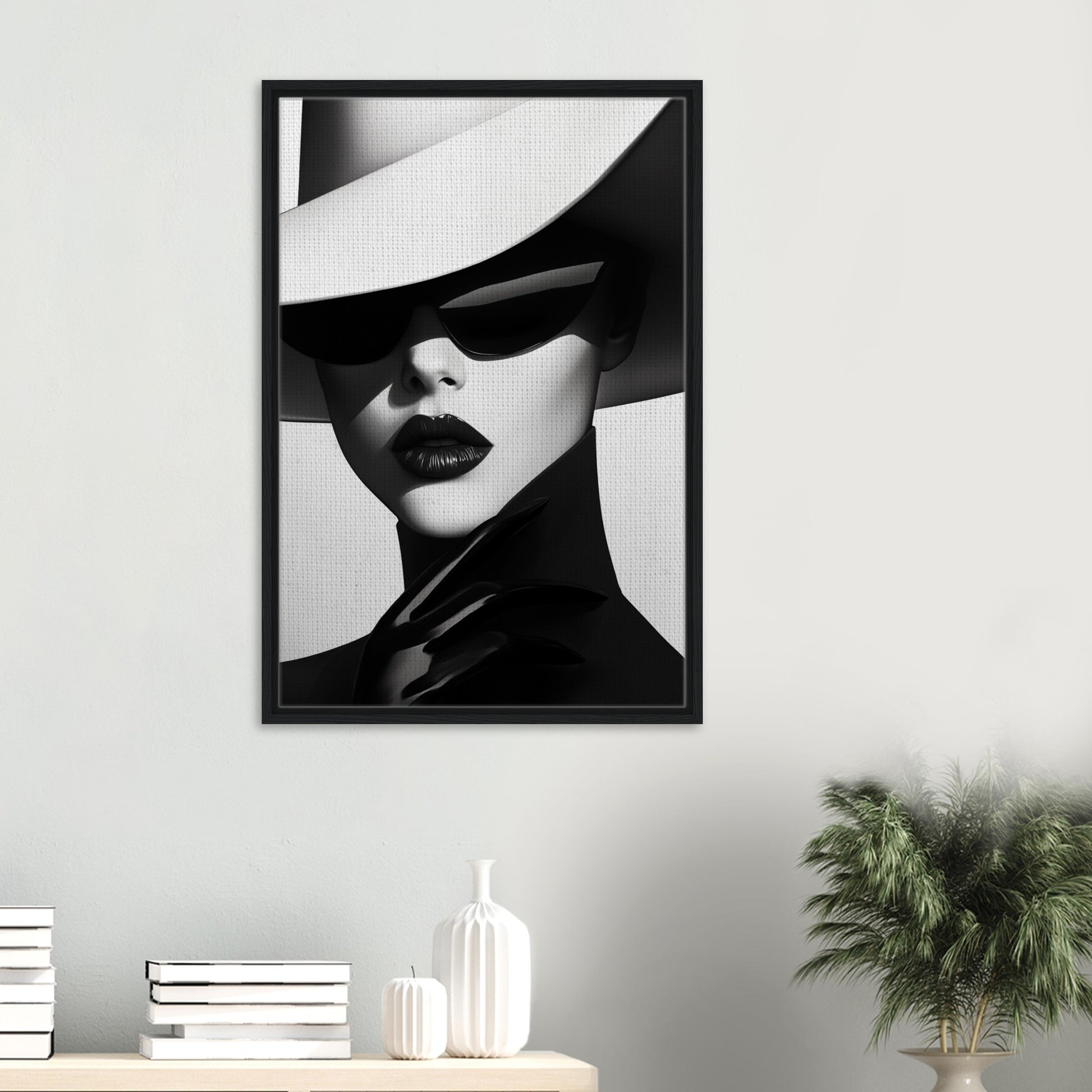 Stilvolle Moderne | Gerahmte Leinwand - Pixara