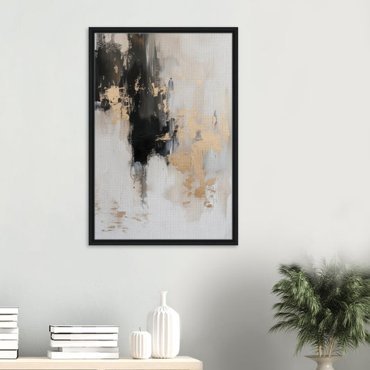 Modern Luxe Abstract | Gerahmte Leinwand - Pixara
