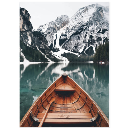 Stille am Pragser Wildsee 13x18 cm - Pixara