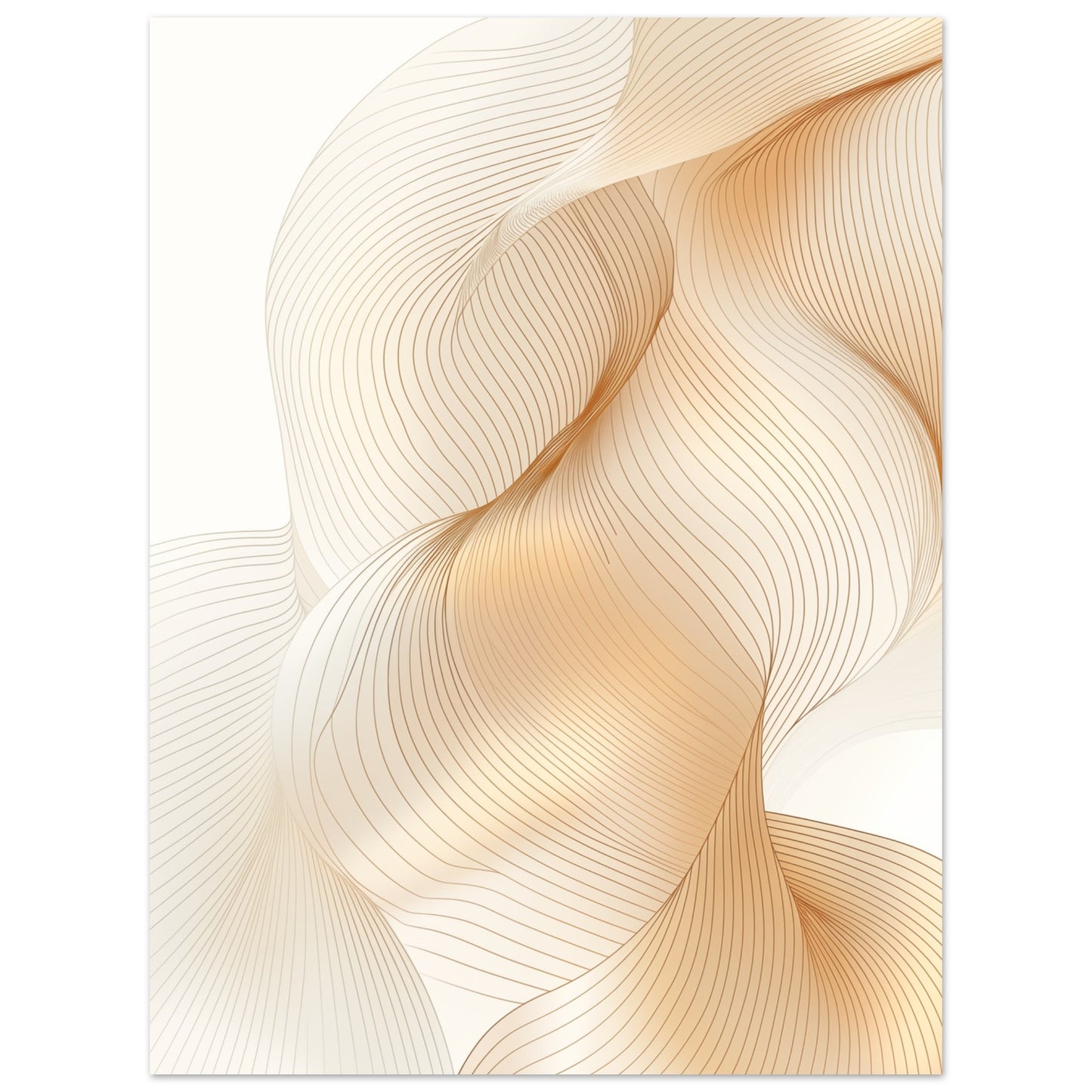 Wellen der Eleganz II Poster 30x40 cm - Pixara