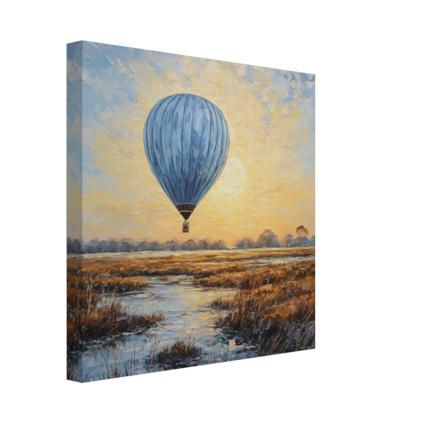 Himmelsfahrt im Morgengrauen Leinwand 30x30 cm - Pixara