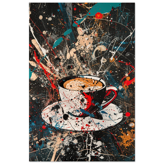 Kaffee Kunst 60x90 cm - Pixara