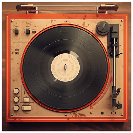 Vinyl-Nostalgie 50x50 cm - Pixara