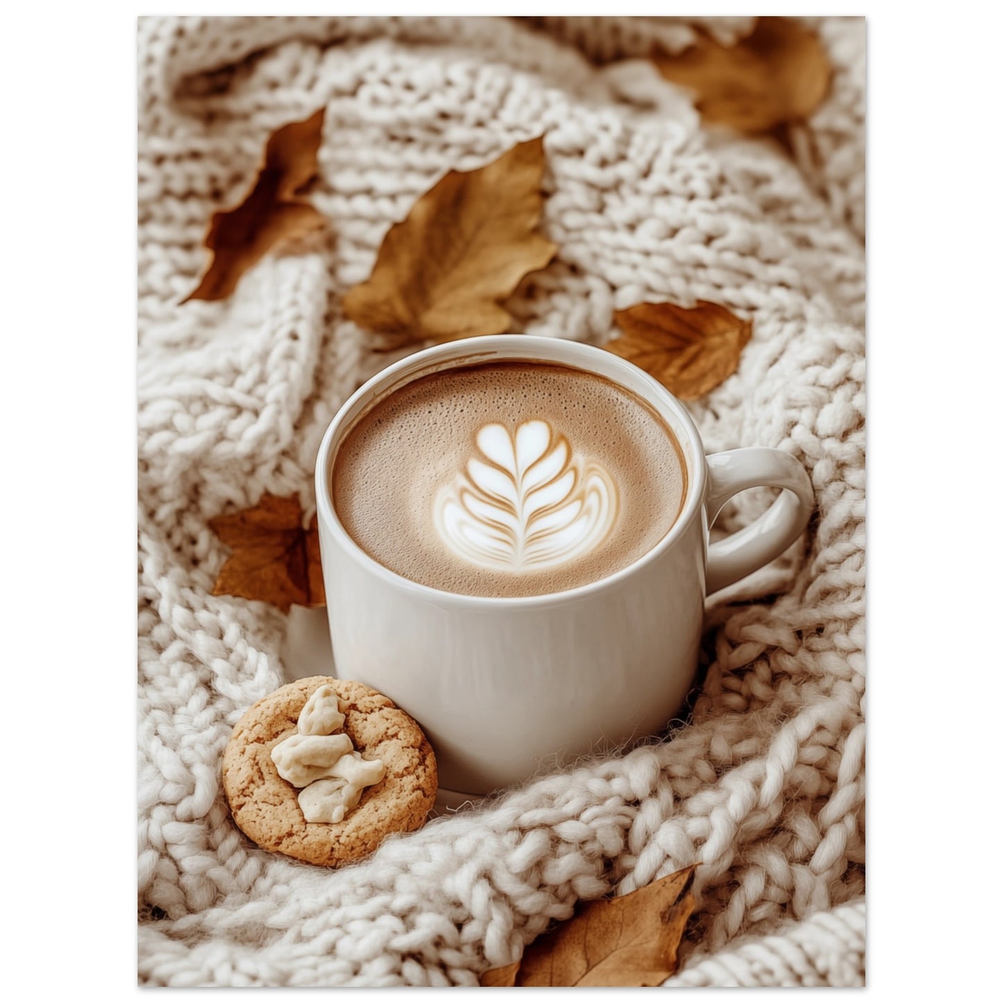 Cozy Autumn Coffee Moment 30x40 cm - Pixara