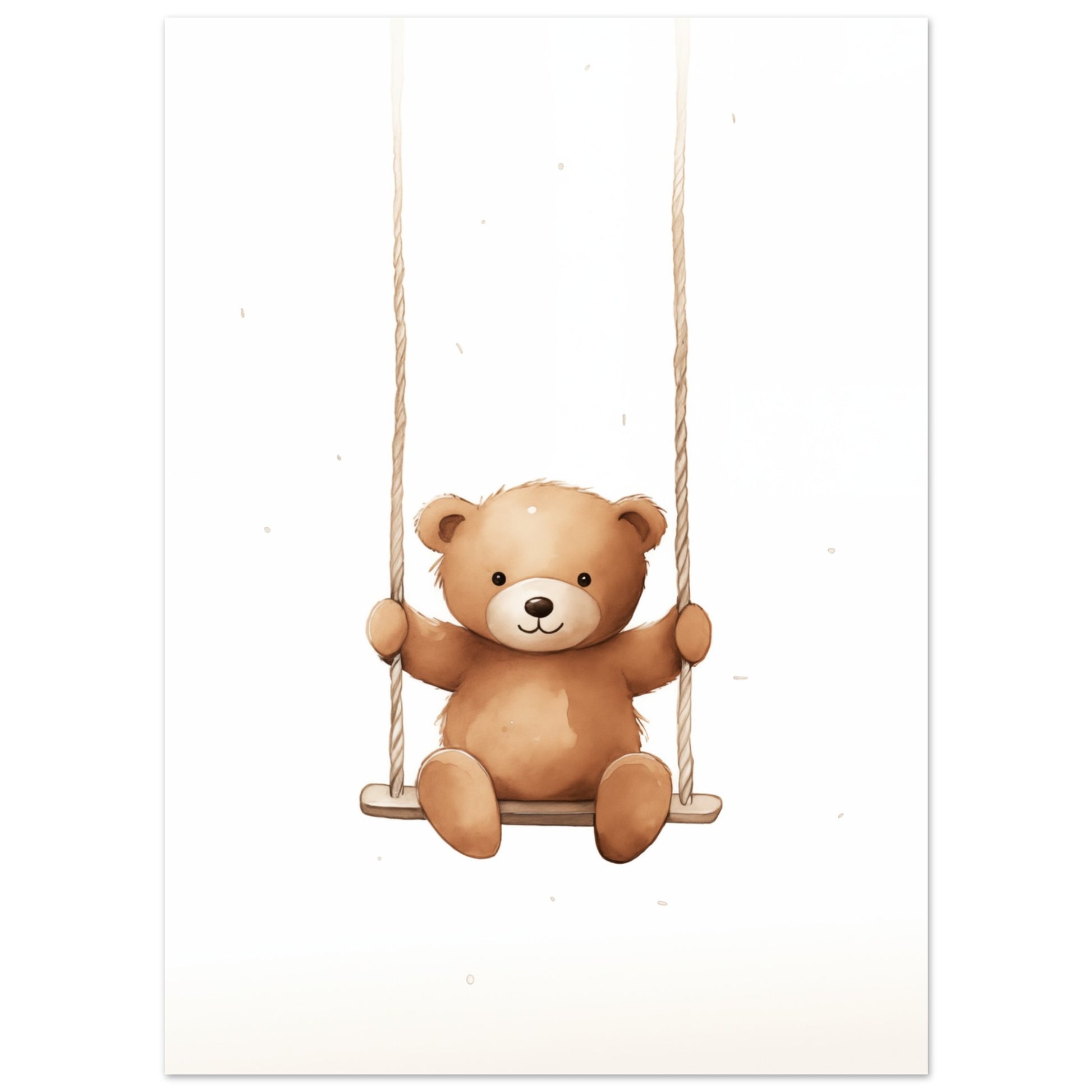 "Swingy", der kleine Bär Poster 13x18 cm - Pixara
