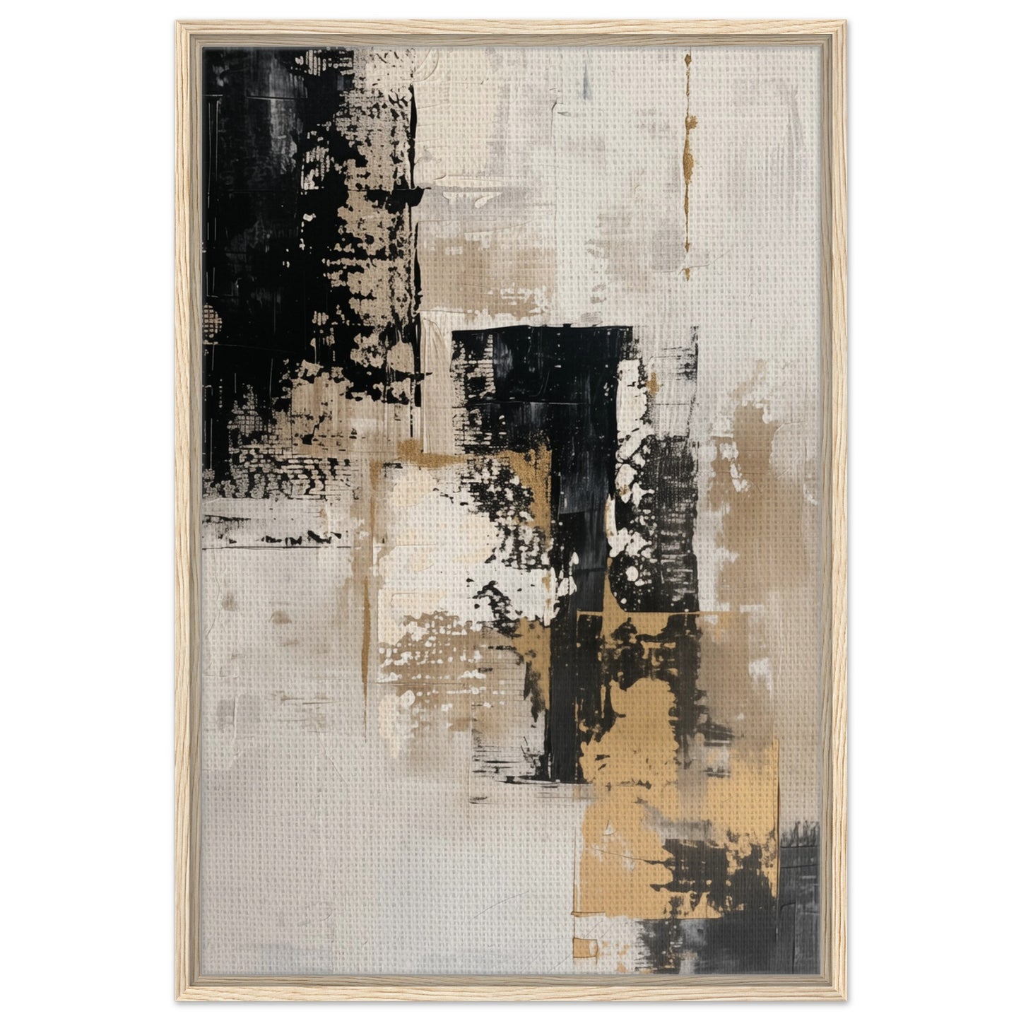 Timeless Elegance | Gerahmte Leinwand Holzrahmen 60x90 cm - Pixara
