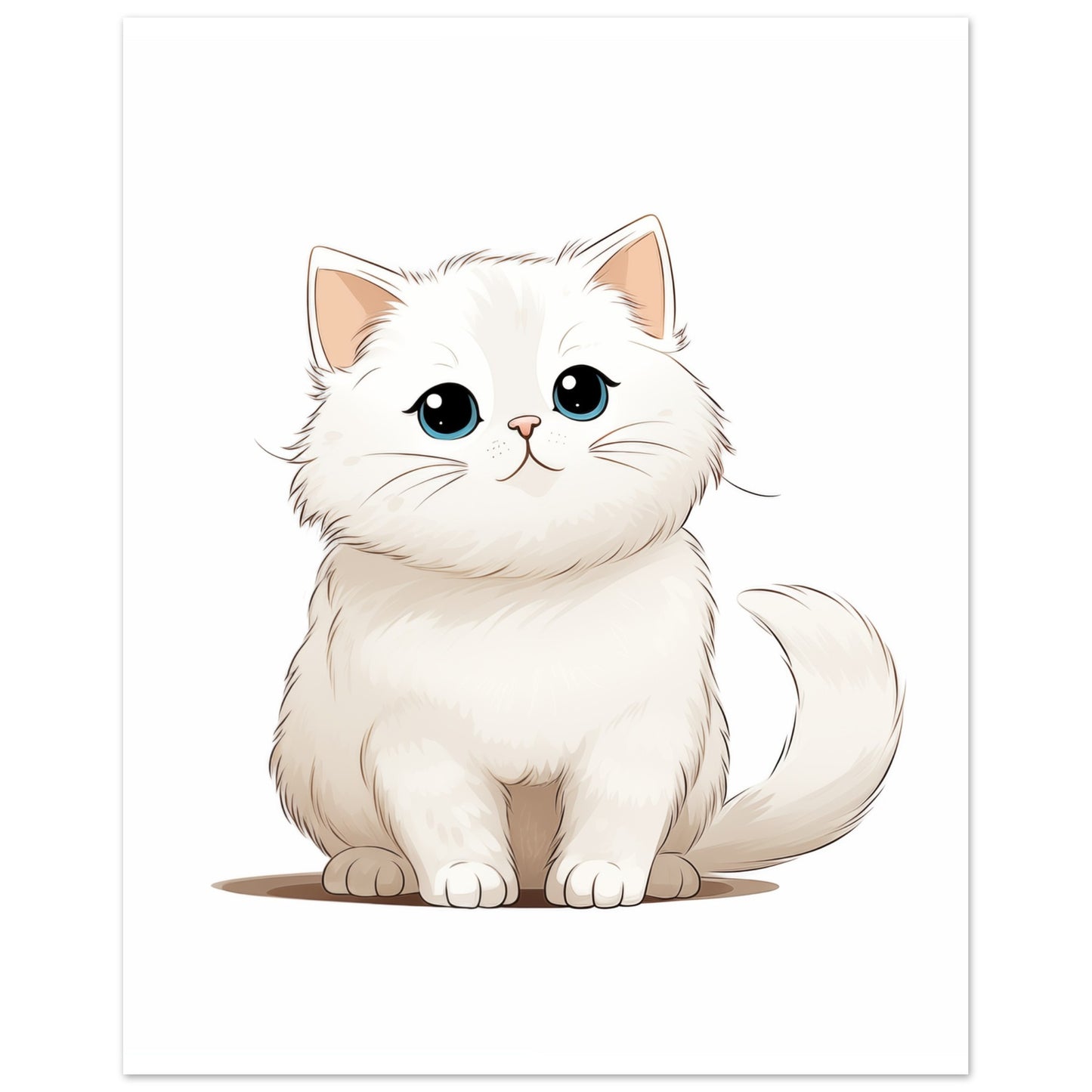 Kätzchen "Cuddles" Poster 40x50 cm - Pixara
