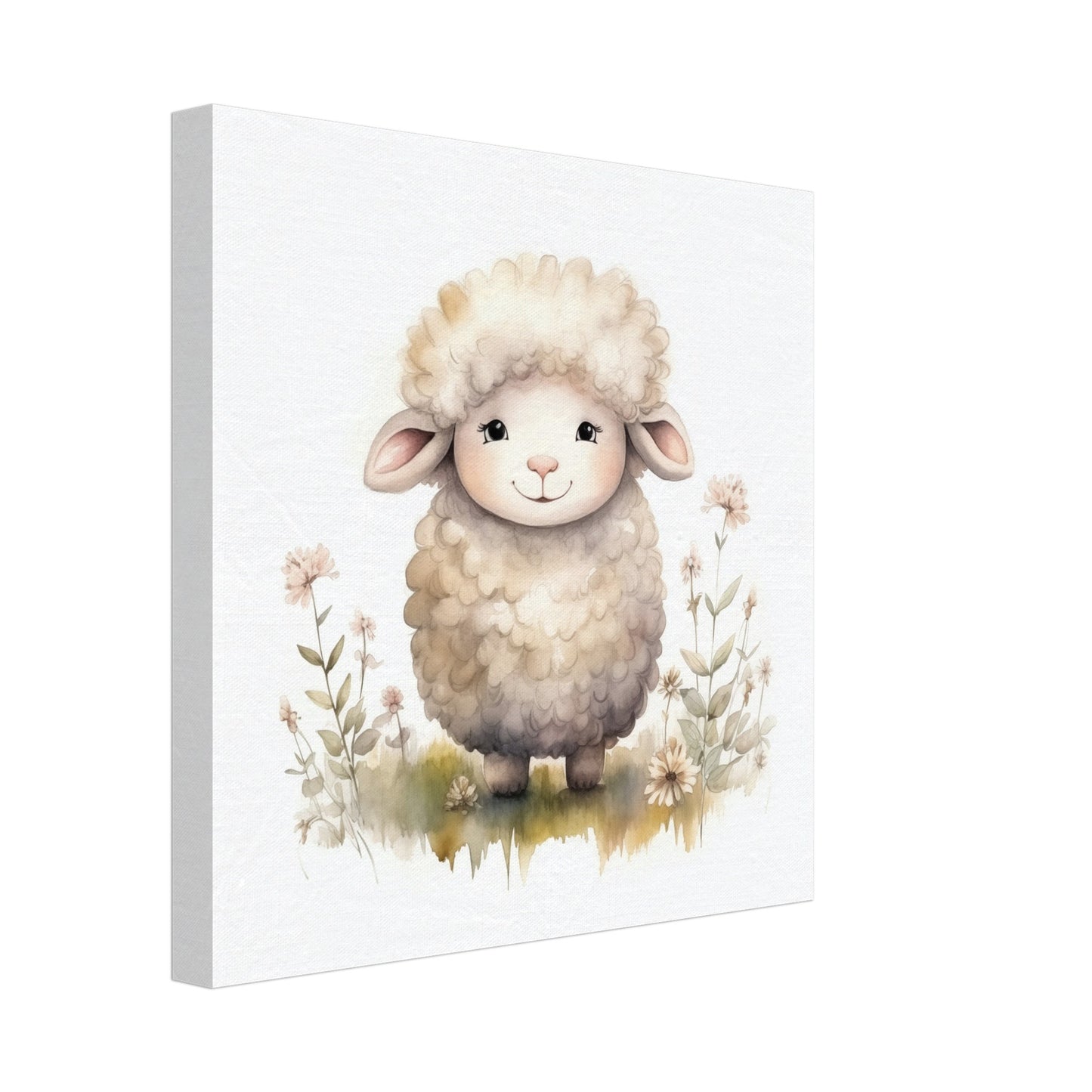 Schaf "Lenny" Leinwand 30x30 cm - Pixara